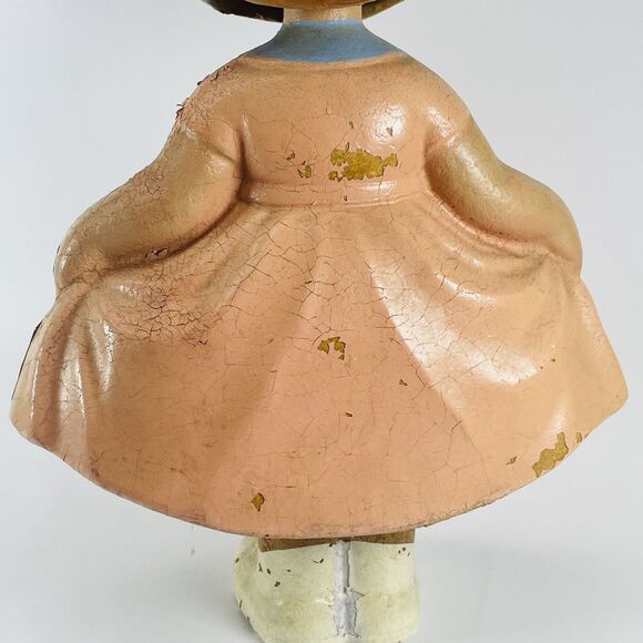 Vintage Bobbie Mae Swing N Sway Nodder Swayer Doll 1930s Composition Paper Mache - Picture 12 of 15